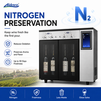 Distributeur de vin intelligent IoT SC-4C, électrique, pour la maison, 4 bouteilles, acier inoxydable, paiement par QR code, télécommande, bar d'hôtel, contrôlé par application