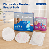 MummyFriend Almohadillas Absorbentes Desechables Tridimensionales y Transpirables para Lactancia, de Tela No Tejida con SAP y Pulpa de Madera, para Maternidad
