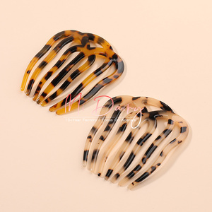 Mi Dairy New <strong>Fashion</strong> Design Factory Direct Supplier Cellulose Acetate Hair Accessories Decorations <strong>Combs</strong> for Women 220438 - Product Image 5