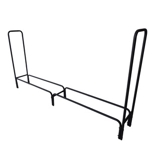 Support de rangement pour bûches en acier avec logo personnalisé moderne, finition peinte en poudre pour une utilisation en extérieur - Product Image 5