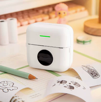 Tragbarer Mini-Thermodrucker 57mm USB Wiederaufladbar X5, Foto-, Listen-, Skizzen-, Banner-, Text-, Sprachnotizen-, Webseiten- Schwarz-Weiß-Druck