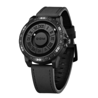 Reloj de Hombre DOM Trend Concept, Nuevo Diseño Personalizado, Resistente al Agua, con Puntero Desplazable Creativo y Fuerza Magnética