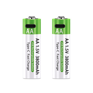 Batterie rechargeable au lithium-ion <span class=keywords><strong>AAA</strong></span> TYPE-C 1,5 V USB à charge rapide, écologique, <span class=keywords><strong>pour</strong></span> souris <span class=keywords><strong>sans</strong></span> <span class=keywords><strong>fil</strong></span>, en stock - Product Image 1