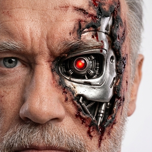 Figura de Cera de Silicona de <span class=keywords><strong>Arnold</strong></span> Schwarzenegger, T-800 Pops, Tamaño Real |   Personalización Directa de Fábrica para Parques Temáticos y Museos - Product Image 2