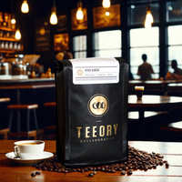 Sacs à café vides AT PACK personnalisés 250G, sachets d'emballage pour grains de café et thé, sacs à café à fond plat avec valve et fermeture éclair