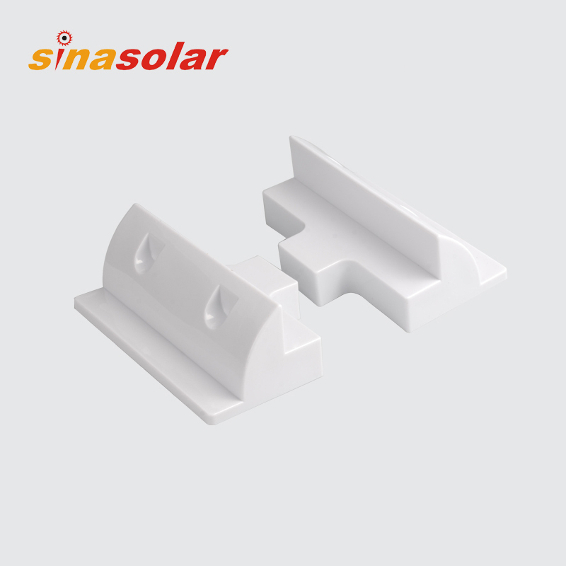 ABS Résistant Aux UV 180mm Blanc Côté Panneau Solaire Supports De Montage Spoiler Pour Toit Bateau Caravane