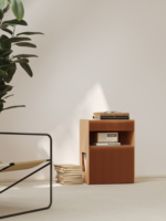 Table basse moderne et élégante Spazepaper, table d'appoint pour canapé, idéale pour les petits appartements