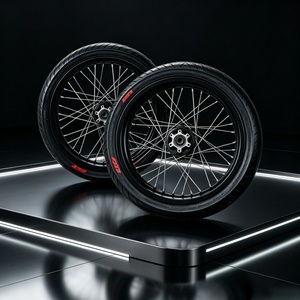 Nuevo Kit de Neumáticos de Conversión KYZ <span class=keywords><strong>17</strong></span> Supermoto, Neumático con Cámara de Butilo para Motocicletas Doble Propósito, Alto Agarre para Calle y Pista - Product Image 3