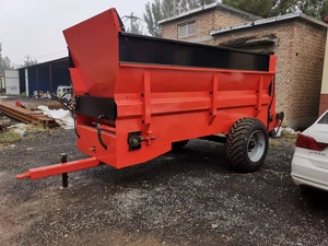 Prix EXW - Remorque épandeur d'engrais pour fumier animal agricole de 8 m³ avec boîte de vitesses, puissance 90-120 CV, largeur d'épandage 2-6 m - Product Image 3