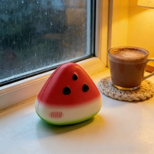 Simulation Watermelon PU Squeeze <b>Toy</b> Soft Rebound Fidget Sensory <b>Toy</b> Stress Relief Gift <b>for</b> Kids <b>Adults</b> - Product Image 3