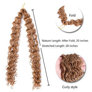 <span class=keywords><strong>Factory</strong></span> <span class=keywords><strong>Outlet</strong></span> 20 "50g Preestirado ZiZi Trenzas rizadas Mini Thin <span class=keywords><strong>Jumbo</strong></span> Box Trenza Extensión de cabello trenzado de ganchillo sintético - Product Image 3
