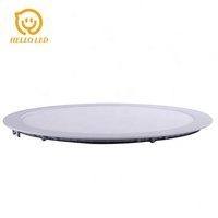Bon prix 24W led panneau lumineux encastré rond ultra mince led plafonnier