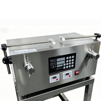 Machine de remplissage de liquides semi-automatique à double tête à engrenages de haute précision Zhongjie avec fonction d'économie d'énergie pour les boissons