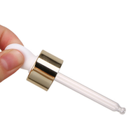 Vente en gros de flacons compte-gouttes en verre carrés plats de 30 ml et 50 ml, 1 oz avec bouchon à vis pour huiles essentielles