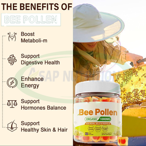 เยลลี่รอยัลเจลลี่เกสรผึ้งออร์แกนิกหมากฝรั่งเติมเต็ม1000มก. - Product Image 3