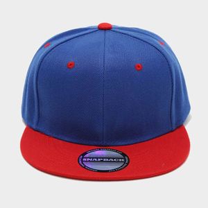 Gorra Snapback de Dos Tonos con Logotipo Personalizado al por Mayor, Gorra Trucker Lisa en Stock, Gorras de Béisbol Hip Hop con Visera Plana - Product Image 3