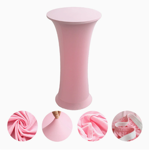 Copritavolo Elasticizzato in Spandex <span class=keywords><strong>per</strong></span> Tavoli <span class=keywords><strong>da</strong></span> Cocktail, Copritavolo Rotondo Aderente <span class=keywords><strong>per</strong></span> Tavoli Alti <span class=keywords><strong>da</strong></span> Bar, <span class=keywords><strong>per</strong></span> Matrimoni, Feste, Banchetti ed Eventi - Product Image 4