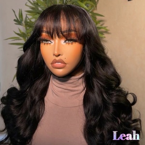Parrucche con Chiusura Frontale in HD Lace, 100% Capelli Umani Non Trattati da Singolo Donatore, Ondulati e Ricci con Effetto Bouncy - Product Image 1