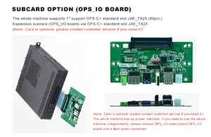 4K Mini Computer Ops System Unit For Interactive Whiteboard Smart Classroom Conference Use I3 I5 I7 H310 Chip OPS PC