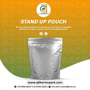 ถุงฟอยล์อลูมิเนียมเคลือบแบบตั้งได้สำหรับบรรจุภัณฑ์อาหาร ยา และสารเคมี ป้องกันความชื้น บรรจุภัณฑ์ที่ทนทานและยืดหยุ่น - Product Image 1