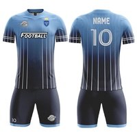 Conjuntos de Uniformes de Fútbol Unisex para Adultos, Camisetas de Entrenamiento Personalizadas, Transpirables, de Secado Rápido, 100% Poliéster, Manga Corta, Estampadas