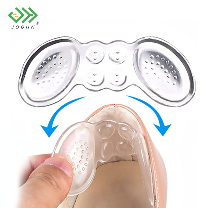 Bande de revêtement en Silicone Transparent, autocollant Invisible pour talons hauts, coussin de Gel pour les pieds, semelle intérieure protectrice contre la douleur