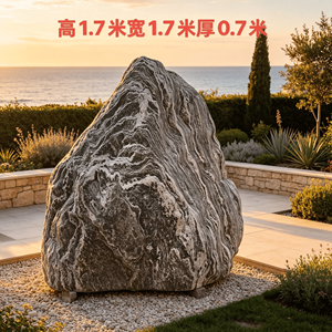 Pierre naturelle paysagère, roche décorative verte veinée pour jardin extérieur, élément durable pour jardin vertical - Product Image 2