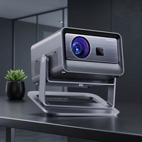 Projecteur LCD intelligent Android 1080p 4K avec haut-parleurs intégrés, mise au point automatique, prise en charge 3D, vidéo, home cinéma, présentation
