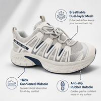 Chaussures décontractées pour hommes YIDA Modèle 0608 Légères Respirantes Anti-transpiration Design tendance Toutes saisons (Cuir véritable)