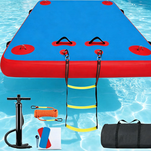 Plateforme flottante gonflable en gros pour bateaux, plateforme gonflable pour kayak, plateforme flottante gonflable pour yacht Funsports à vendre - Product Image 4