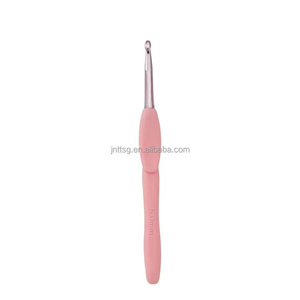<span class=keywords><strong>Crochet</strong></span> en métal massif tressé à la main avec poignée souple en TPR, <span class=keywords><strong>crochet</strong></span> coloré pour pulls, outils de tricot manuel pour débutants, vente en gros - Product Image 5