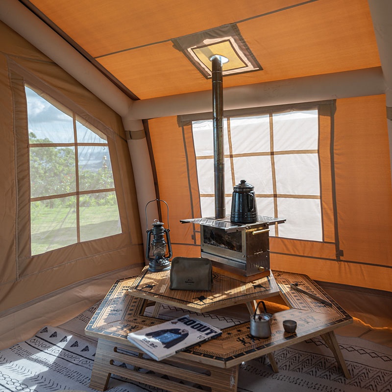 naturehike屋外のグランピングキャンプキャビンのテントは空気13.2膨脹