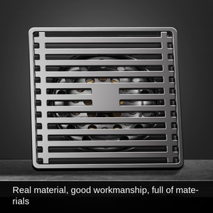 Gun Ash Stainless Steel Copper Flap Gravity Floor Drain Core for Bathroom Shower Room Washing <b>Machine</b> Deodorization - Product Image 4