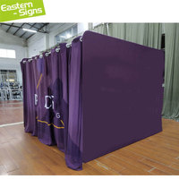 10FT Canopy Square Backdrop Frame Kit de toile de fond réglable pour événement mariage Mandaps