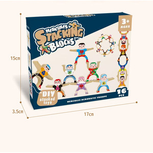 Juguete de apilar de 16 piezas, bloques de equilibrio educativos para niños de 4 a 6 años, juego de aprendizaje para jardín de infantes - Product Image 3