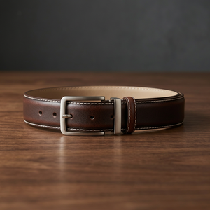 Executive Profile Leather Belt Luxury Business Belt Supplier from Divine International - Product Image 1