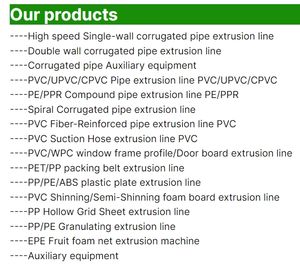 Équipement ondulé automatique d'extrusion de tuyau de PVC de capacité élevée avec l'extrudeuse en plastique de LDPE de vis de protection de fil pour le PE de HDPE - Product Image 6