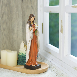 Productos en Stock, Estatuas Religiosas Católicas de Resina, Estatuas Religiosas Cristianas para el Hogar, Dioses y Santos, 8''H María Magdalena - Product Image 3
