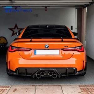 Diffuseur de pare-chocs arrière en fibre de carbone avec finition haute brillance pour BMW G80 M3 G82 G83 M4 2021+ – Style MP Style 3D Style européen - Product Image 4