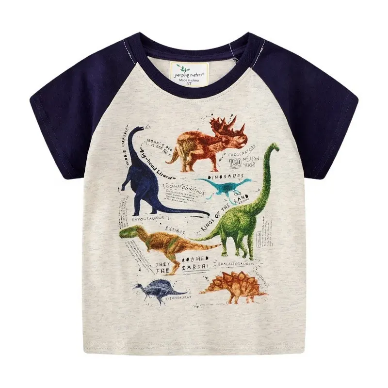 T-shirt d'été en coton pour enfants, imprimé floral, vêtement décontracté et estival, de plage, pour garçons, nouvelle collection