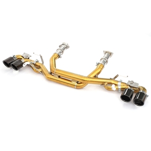 Échappement arrière MPER <span class=keywords><strong>Titanium</strong></span> Radiant Gold pour Corvette C8 Stingray 6.2L, son agressif, installation facile, amélioration des performances - Product Image 4