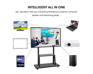 ZYO 55 Inch <strong>Smart</strong> Board Giant Interactive Panel Digital Teaching Board Waterproof Glass Panel Writing LCD <strong>Screen</strong> - Product Image 5