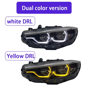 <span class=keywords><strong>Faro</strong></span> HETOP F32 2012-2019 Versione Bicolore Giallo e Bianco, <span class=keywords><strong>Faro</strong></span> Modificato Stile Ikon <span class=keywords><strong>Serie</strong></span> 4, Aggiornamento <span class=keywords><strong>Faro</strong></span> LED DRL per <span class=keywords><strong>BMW</strong></span> - Product Image 2