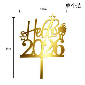 Nuevo acrílico español Feliz cumpleaños pastel Topper Feliz Cumpleanos hornear pastel decoración Baby Shower fiesta favores pastel Toppers - Product Image 3