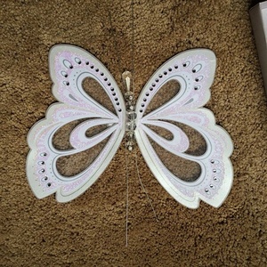 Giảm Giá Mạnh Sang Trọng Thanh Lịch Màu Trắng Laser Cắt Bướm CuộN Lời Mời Đám Cưới - Product Image 5