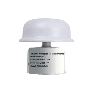 UMini-WS มินิสมาร์ท 0-60m/s เครื่องวัดความเร็วลมแบบอัลตราโซนิก RS485 เซ็นเซอร์วัดทิศทางลมสำหรับเรือและสถานีตรวจอากาศ - Product Image 1