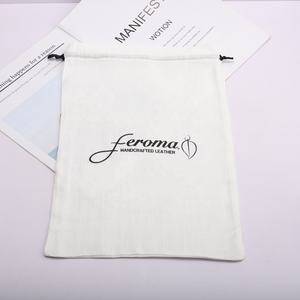 เป็นมิตรกับสิ่งแวดล้อม 100% ผ้าลินินฝุ่นกระเป๋าสําหรับโปรโมชั่นอาหารผลไม้ของขวัญโลโก้ที่กําหนดเองนํามาใช้ใหม่ผ้าฝ้าย Drawstring ถุงช้อปปิ้ง - Product Image 4