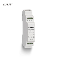 Diskon Besar CUAJE Gigabit Ethernet RJ45 Pelindung Lonjakan Daya Jaringan Paduan Aluminium Model Pelindung Petir OBVX-RJ45-100-6