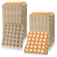 Plateaux à œufs en carton de pâte à papier personnalisés en usine, 30, 12, 6 alvéoles, carton d'expédition, support à œufs, plateau d'emballage pour œufs de caille et d'autruche