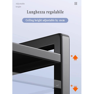 Soporte para Horno de Microondas, Ajustable en Altura y Ancho, Ahorra Espacio, Estante de Almacenamiento, Organizador de Despensa, Venta al Por Mayor de Fábrica - Product Image 5